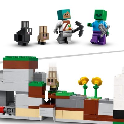 LEGO Minecraft 21181 Królicza Farma Treser Króliki i Zombie 340 klocków 8+