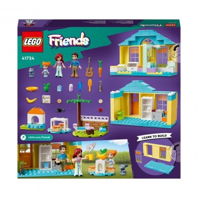 LEGO Friends 41724 Dom Paisley i Elii Ogród Gitara Królik 185 Klocki 4+