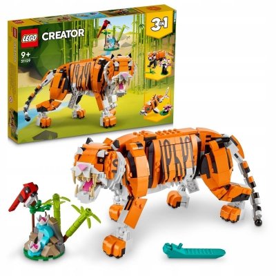 LEGO Creator 31129 Majestatyczny Tygrys 3w1 Czerwona Panda Karp Koi 9+