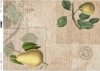 Fruta de decoupage de papel, pera*Бумага декупаж фруктов, груша*Papier decoupage Frucht, Birne