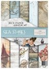 Zestaw kreatywny na papierze ryżowym Opowieść morska * Creative set on rice paper Sea Stories