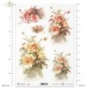 retro, roses, bouquets, rose flowers, rose branches, buds, leaves, foliage, garden, Retro, Rosen, Rosenstrauß, Sträuße, Rosenblüten, Rosenzweige, Knospen, Blätter, Garten, retro, rosas, ramos de rosas, flores de rosas
