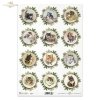 vintage, kotek, kotki, kot, koty, wieniec, medalion, medaliony, kitten, kittens, cat, cats, wreath, medallion, medallions, Kätzchen, Katze, Katzen, Kranz, Medaillon, Medaillons, gatito, gatitos, gato, gatos, corona, medallón, medallones