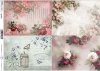 decoupage de papel con flores*Decoupage Papier mit Blumen