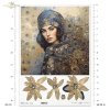 kobiety, złoto, dekoracyjne wzory, mozaiki, motywy secesyjne*women, gold, decorative patterns, mosaics, Art Nouveau motifs