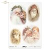 Vintage, retro, Boże Narodzenie, święta, gwiazdka, Święty Mikołaj, Dziadek Mróz, prezenty, podarunki, Mikołaj, dzieci, Santa Claus, Christmas, holidays, Grandpa Frost, presents, gifts, children, Weihnachten, Ferien, Stern