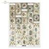vintage, retro, kalendarz adwentowy, adwent, zima, postacie, dziecko, dzieci, zabawa, cyfry, liczby, zimowe widoczki, domki, advent calendar, advent, winter, characters, child, children, fun, numbers, numbers, winter views, houses
