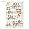 retro and vintage, angels, cherubs, retro, vintage, angel, angels, cupid, cupids, notes, wine, bottle of wine, R375