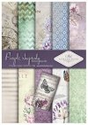 Papiery do scrapbookingu w zestawach - Fioletowa rapsodia * Papeles de Scrapbooking en sets - Purple rhapsody