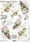 kwiat, kwitnące drzewa owocowe, home sweet home, lato, łąka, ogród, polne kwiaty, bukiet, R863, flower, blossoming fruit trees, summer, meadow, garden, field flowers, bouquet, Blume, blühende Obstbäume, Sommer, Wiese, Garten, Feldblumen, Strauß, flor, fru