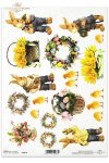hares, bunnies, Easter, flower, flowers, daffodil, daffodils, egg, eggs, basket, basket, chicken, chickens,  liebres, conejitos, Pascua, flor, flores, narciso, huevo, cesta, gallina, Hasen, Ostern, Blume, Narzisse
