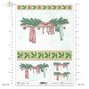 świąteczne stroiki, Boże Narodzenie, świąteczne dekoracje, ostrokrzew, czapka, szalik, rękawiczki. Grafiki Magda Stanczew, R795, Christmas, Christmas decorations, holly, hat, scarf, gloves, Weihnachten, Weihnachtsdekoration, Stechpalme, Mütze, Schal, Hand
