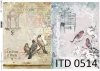 Decoupage paper ITD D0514