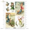 Boże Narodzenie, świąteczne dekoracje, retro, vintage, Mikołaj, prezenty, zabawki, dziecko, dzieci, choinka, Nowy Rok, zegar, sanki, zima, dzwonki świąteczne, zabawa na śniegu, R779, Christmas, Christmas decorations, retro, Santa Claus, presents, toys, ch