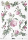 Papier Decoupage Blumen, Rosen*flores de papel decoupage, rosas*бумага декупаж цветы, розы