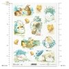 Wielkanoc, tematy wielkanocne, wiosna, kurczaczki, kurczaki, pisklęta, bazie, koszyczki, Vintage, retro, jajka, niezapominajki, królik, wieś, R829, Easter, easter themes, spring, chickens, chickadees, chicks, baskets, Vintage, retro, eggs, forget-me-nots,