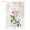 retro, vintage, list, ręczne pismo, róża, kwiat, płatki kwiatów, liście, wieża Eiffla, R644, letter, handwriting, rose, flower, flower petals, leaves, Eiffel Tower, Brief, Handschrift, Rose, Blume, Blütenblätter, Blätter, Eiffelturm, carta, escritura, ros