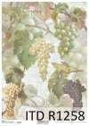 papier decoupage owoce, winoogrona*Paper decoupage fruit, grapes