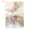 bukiet kwiatów, kwiatki, różowe, kwiaty, tło, tła, retro, pismo, ornamenty, bouquet of flowers, pink flower, background, wallpaper, writing, ornaments, Blumenstrauß, rosa Blumen, Hintergrund, Tapete, Schrift, Ornamente, ramo de flores