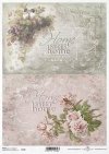Vintage, retro, kwiaty, róże, róża, ptaki, ptaszki, jaskółka, jaskółki, jeżyna, jeżyny, owoce leśne, napisy, R730, flower, rose, birds, swallow, blackberry, forest fruit, retro lettering, Blumen, Rose, Vögel, Vogelgezwitscher, Schwalbe, Brombeere, Waldfru