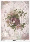 vintage, retro, powojnik, clematis, kwiat, ogród, bukiet, dekor, ornament, napisy w stylu retro, R716, clematis, flower, garden, bouquet, decoration, ornament, retro lettering, Blume, Garten, Strauß, Dekoration, Ornament, Retro-Schriftzug, clemátide, flor