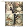 Gąsienica, Alicja, Kapelusznik, flaming, karty, baśniowe kompozycje*Caterpillar, Alice, Hatter, flamingo, cards, fairy tale compositions*Raupe, Alice, Hutmacher, Flamingo, Karten, Märchenkompositionen*Oruga, Alicia, Sombrerero, flamenco, tarjetas, composi