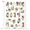 easter, spring flowers, violets, easter chickens, chicks, hens, baskets, Ostern, Frühlingsblumen, Veilchen, Osterhasen, Küken, Hennen, Körbe, Pascua, flores de primavera, violetas, pollos de pascua, pollos, pollitos