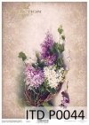 papier decoupage kwiaty, kompozycje kwiatowe*paper decoupage flowers, flower arrangements
