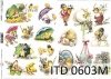 papel decoupage clásico D0603M