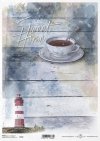 Sweet Home, filiżanka, łyżeczka, herbata, latarnia morska, deska, deski, R752, cup, teaspoon, tea, lighthouse, board, boards, Tasse, Teelöffel, Tee, Leuchtturm, Brett, Bretter, taza, cucharilla, té, faro, tablero, tableros
