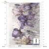 dekoracyjne wzory, motywy kwiatowe, bukiet kwiatów, Ogród Muz, Garden of Muses * Mulberry decoupage paper FPA1005, decorative patterns, floral motifs, bouquet of flowers, Garden of Muses *Seria Garden of Muses