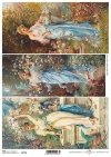 Malarstwo - Hans Zatzka (1859-1945)*Kobieta, kobiety, dama, wiosna, przyjaciółki, znajome, wolne chwile, Vintage, retro