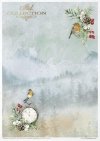 Conjunto creativo en papel de arroz - Maravilloso tiempo de Navidad*Kreativset auf Reispapier - Wunderbare Weihnachtszeit*Творческий набор на рисовой бумаге - Wonderful Christmas Time
