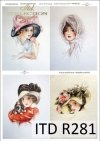 portret, portrety, kobiety, fryzura, fryzury, kapelusz, kapelusze, retro, dama, Magdalena Rochoń, R281