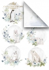 Papiery do scrapbookingu w zestawach - Kraina lodowej porcelany * Set of scrapbooking papers - The land of ice porcelain