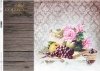 Tablero de papel de Decoupage, papel pintado, flores, frutas, naturaleza muerta*Decoupage-Karton, Tapete, Blumen, Früchte, Stillleben*Декоративная бумажная доска, обои, цветы, фрукты, натюрморт
