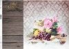 Tablero de papel de Decoupage, papel pintado, flores, frutas, naturaleza muerta*Decoupage-Karton, Tapete, Blumen, Früchte, Stillleben*Декоративная бумажная доска, обои, цветы, фрукты, натюрморт