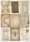 Zestaw kreatywny MS017 (HS code 48021000) Old Diary - Ephemeral Moments
