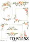 papier decoupage akwarele, kwiaty, motywy ślubne, na skrzyneczki*decoupage paper watercolors, flowers, wedding motifs, on boxes