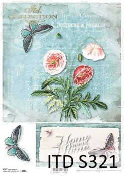 Papír decoupage SOFT S0321