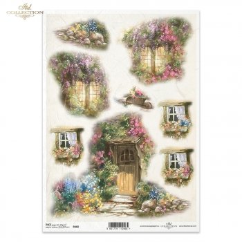 Reispapier für Serviettentechnik und Decoupage R0460