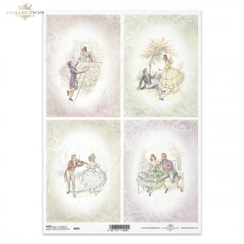 Reispapier für Serviettentechnik und Decoupage R0659