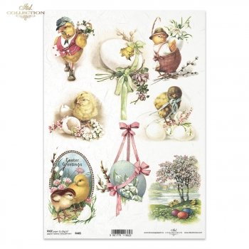 Reispapier für Serviettentechnik und Decoupage R0485