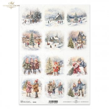 Reispapier für Serviettentechnik und Decoupage R2430
