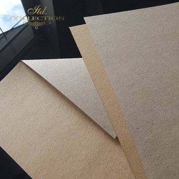 Papier für Scrapbooking - ökologisch, braun-grau