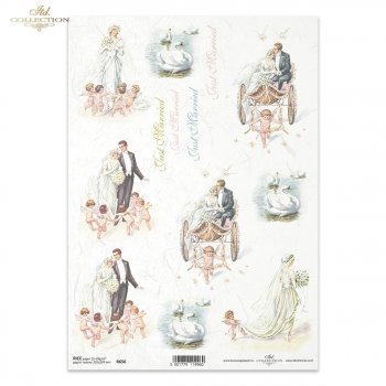 Reispapier für Serviettentechnik und Decoupage R0656