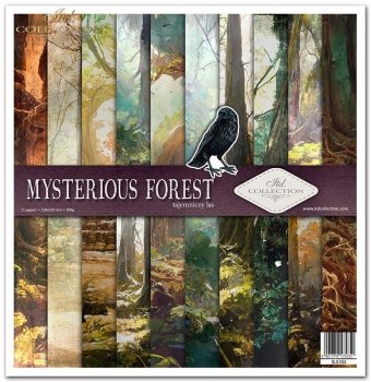 Set von Papieren für Scrapbooking SLS-053 ''Mysteriöser Wald''