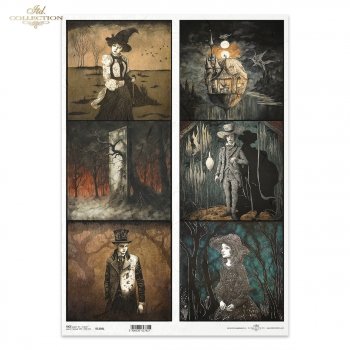 Reispapier A3 für Decoupage R1358L