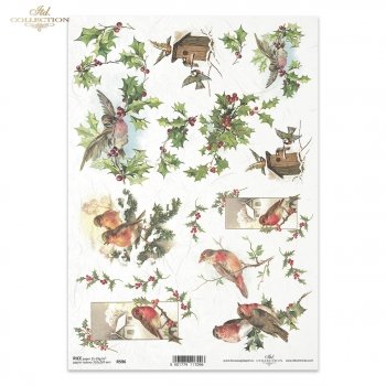 Reispapier für Serviettentechnik und Decoupage R0596