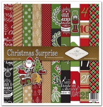 Set von Papieren für Scrapbooking SLS-055 ''Christmas Surprise''